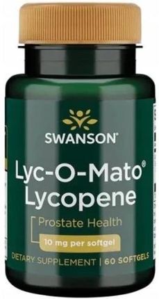 Lyc-O-Mato Lycopene Likopen 10Mg 60Sgels Swanson
