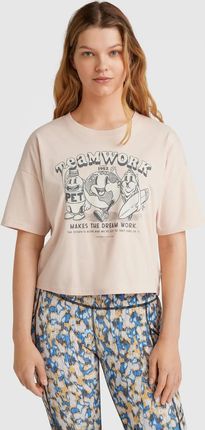 Damska Koszulka z krótkim rękawem O'Neill Stream T-Shirt 1850072-14021 – Różowy