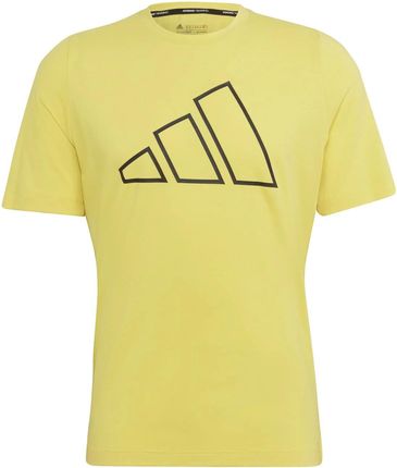Męska Koszulka Adidas TI 3Bar Tee Hk9530 – Żółty