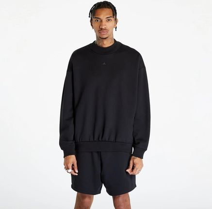 adidas Performance One Fleece Basketball Crew Sweatshirt UNISEX Black/ Talc