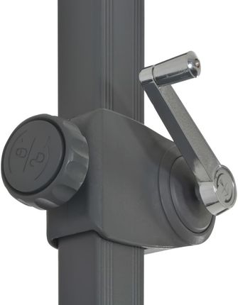 Vidaxl Wiszący Parasol Ze Słupkiem Aluminiowym Terakotowy 300cm - zdjęcie 3
