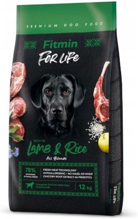 Fitmin For Life Lamb Rice 12Kg