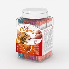 Catit Creamy Multipack Jar Przysmak Dla Kota Mix Smaków W Platikowym Słoiku 80x10g