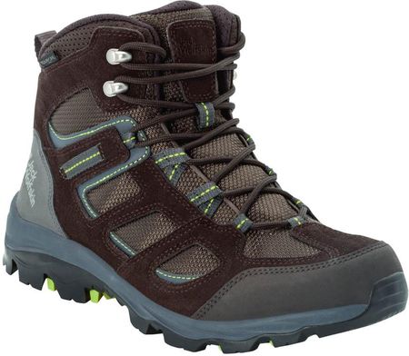 Jack Wolfskin Vojo 3 Texapore Mid M Dark Brown Lime