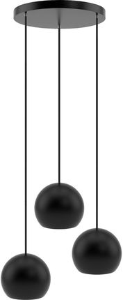 Hellux Lampa Wisząca Czarna Balli Kule 3Pł Plafon (8540519)