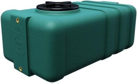 Zbiornik plastikowy 100 l SG zielony wym. 80 x 48 x 34 cm (gwint dolny 3/4 cala)