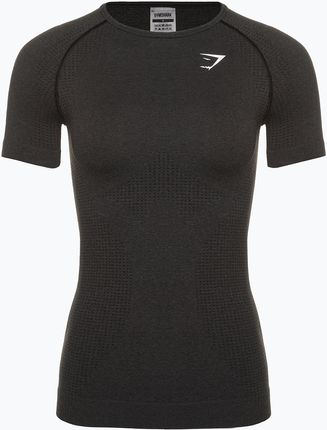 Gymshark Koszulka Vital Seamless Black Marl Ceny i opinie