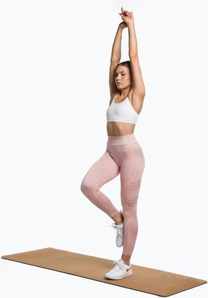 Gymshark Legginsy Flawless Shine Seamless Pink White - Ceny i