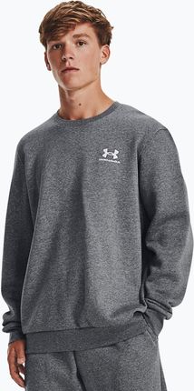 Under Armour Bluza Essential Fleece Crew Pitch Gray Medium Heather White