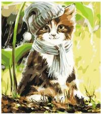 Zdjęcie Malowanie po numerach Kotek w czapce - Norimpex - Nekla