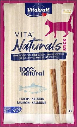 Vitakraft Vita Naturals Dla Kota Sticks Łosoś 4x5g