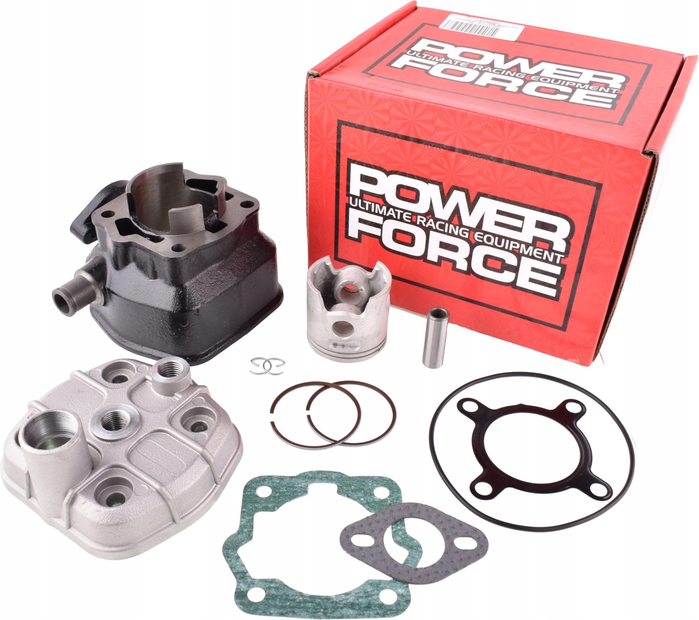 Power Force Cylinder Tlok Glowica 70Ccm Derbi Senda Lc 47Mm
