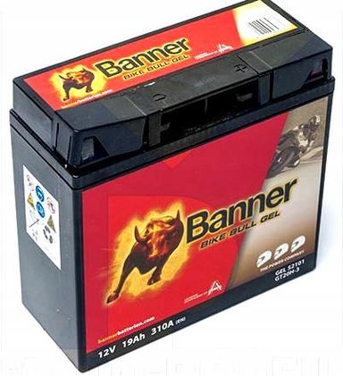 Banner Akumulator 19Ah/310A 12V P+ Motocykle Gel Gel1219 52101