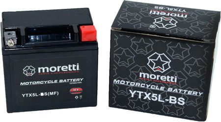 Moretti Ns Akumulator Zelowy 12V 5Ah Ytx5L-Bs Agm 40120-562015520