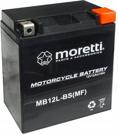 Moretti Akumulator Agm Gel 12Ah Mb12L-Bs 12V 4050