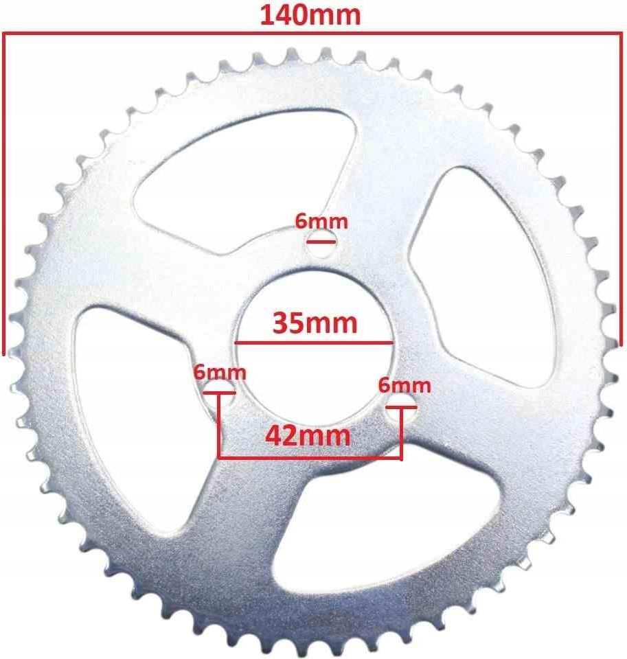 Części motocyklowe Motoroy Zębatka Tył Pocket T8F 54Z 35Mm Bri - Opinie ...