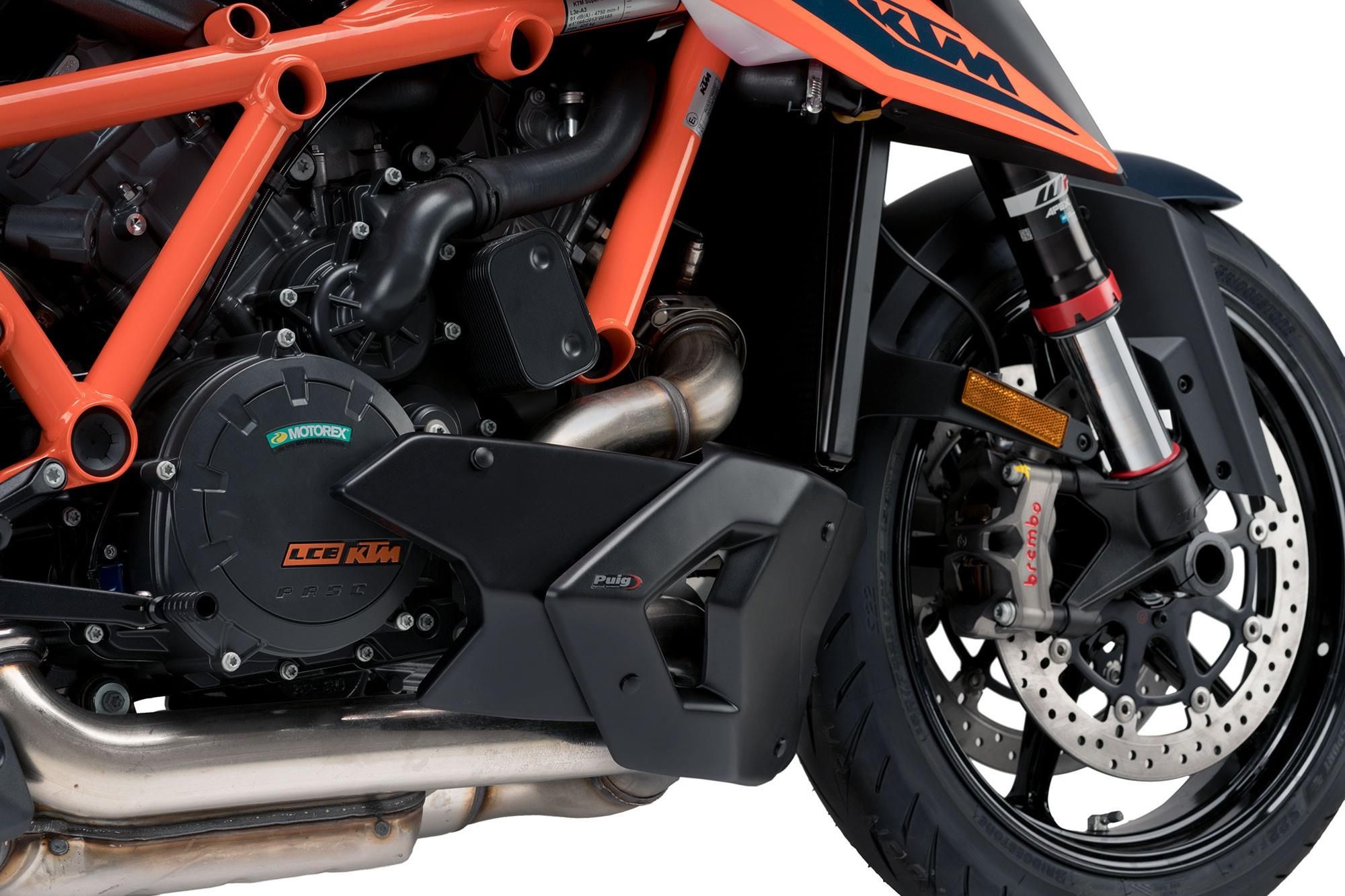 Spoiler Moteur Puig 7573J Noir Mat - Pour KTM 1290 Superduke GT Et R (2014-2021)