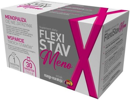 Flexistav Meno Saszetki Dla Kobiet Na Mocne Stawy I Objawy Menopauzy 30 Szt.   