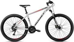 Romet Rambler R7.2 Srebrno-Czerwono-Szary 