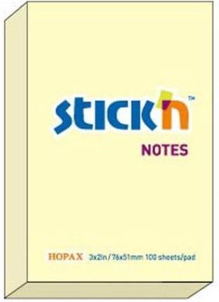 Stick’N Notes Żółty Pastel
