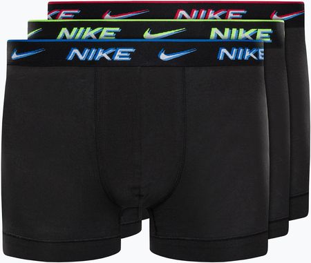 Bokserki męskie Nike Everyday Cotton Stretch Trunk 3Pk UB1 black/transparency wb