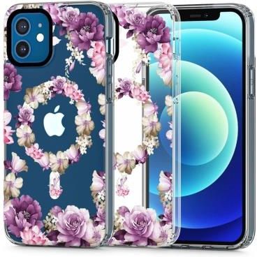 Tech Protect Magmood Magsafe Iphone 12 Pro Rose Floral