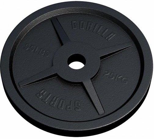 Barra Pesas Musculacion Discos De Pesas Gorilla Sports® Olympia