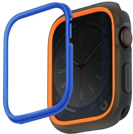 Uniq Etui Moduo Apple Watch Series 4 5 6 7 8 Se Se2 44 45Mm Pomarańczowy Niebieski Orange Blue