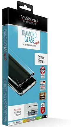 Myscreen Ms Diamond Glass Edge 3D Honor 70 Czarny Black Szkło Hartowane