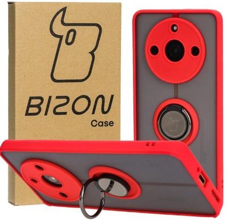 Bizon Etui Case Hybrid Ring Do Realme 11 Pro Czerwone