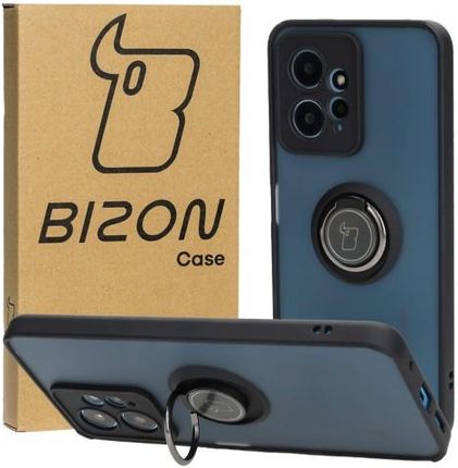Bizon Etui Case Hybrid Ring Do Xiaomi Redmi Note 12 4G Czarne