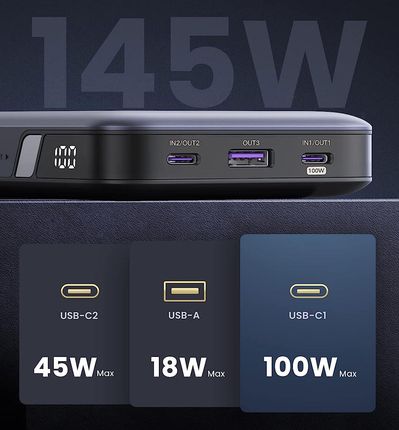 【まごねこ】UGREEN 25000mAh Power Bank 145W まごねこ】UGREEN 25000mAh Power Bank 145W Powerbank Ugreen