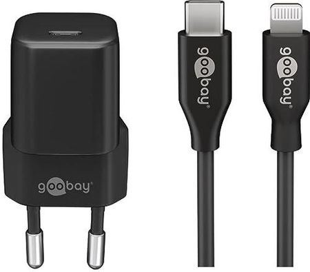 Goobay 61083 Usb C Ładowarka Z Zasilaczem Kablem Szybkiego Ładowania Do Iphone 14 Pro Max 13 E Dla Innych Urządzeń Apple Zes