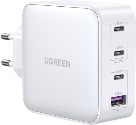 Ugreen Szybka Ładowarka Gan 3Xusb C Usb 100W Pps Qc Pd Cd226 Biała