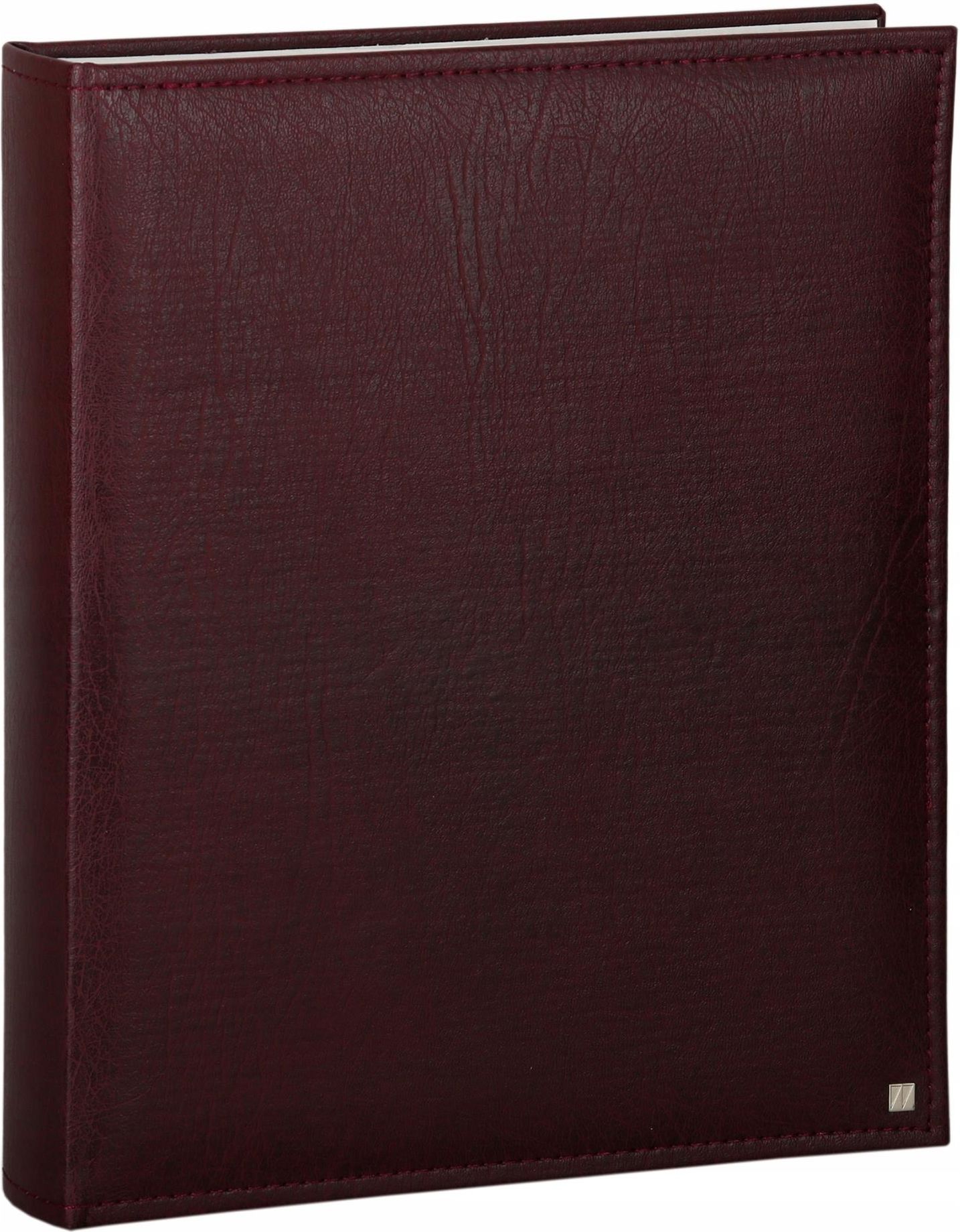 Album Fotografico Walther Design In Lino Rosso Scuro – 33x35 Cm, Rilegatura A Spirale, 20 Pagine Acid-Free