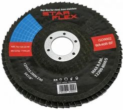 TLI1252240 Tarcz listkowa TLI-INOX 125-22 / 40 gr.STAR-FLEX