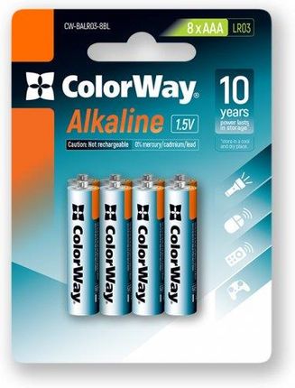 Colorway Baterie Alkaline Power Aaa, 8 Szt.Blister