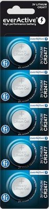 Everactive 5 X Bateria Litowa Cr2477 Guzikowa 3V