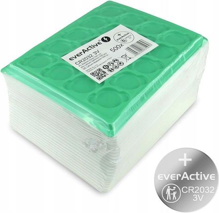 Everactive Bateria Litowa Cr2032 Cr 2032 500 Szt
