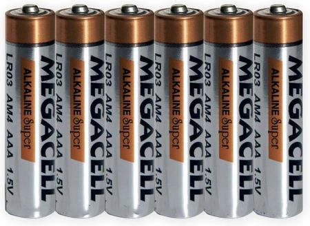 Megacell Baterie Alkaliczne Lr03 Aaa 8 Sztuk