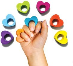 Zdjęcie Ooly Kredki Pierścionki W Kształcie Serc - Kórnik