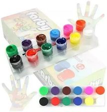 Zdjęcie Penword Farby Do Malowania Rękami 20Ml 12 Kolorów - Krzywiń