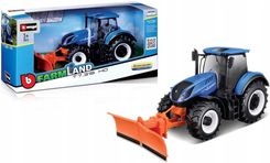 Zdjęcie Bburago New Holland Traktor Pług Śnieżny 18-44081 - Czempiń
