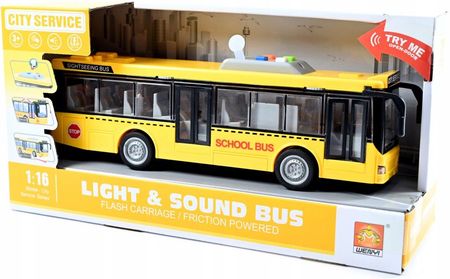 Midex Autobus Szkolny Światło Dźwięk Otwierane Drzwi