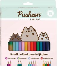 Zdjęcie St. Majewski Kredki Ołówkowe Trójkątne Pusheen - Tarnów