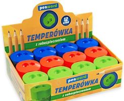 Zdjęcie Temperówka Podwójna Z Pojemnikiem 12Szt. - Śrem