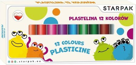 Starpak Plastelina 12 Kolorów Monster 512856