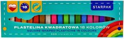 Zdjęcie Starpak Plastelina 18 Kolorów Kwadrat 517734 - Luboń