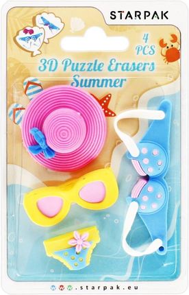 Starpak Gumka Do Mazania 3D Puzzle Summer 4Szt. 505325