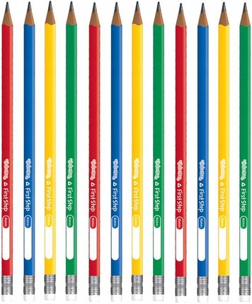 Colorino 12X Ołówek Trójkątny Do Nauki Pisania